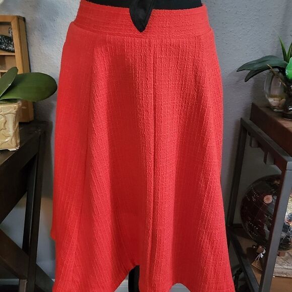 Maeve by Anthropologie knit bright orange skirt - Picture 7 of 7